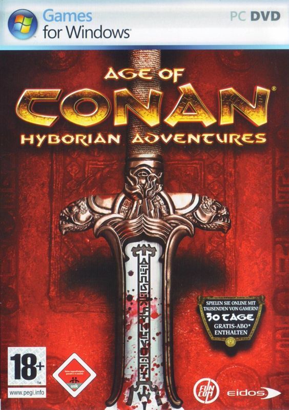 Game cover: Age of Conan: Hyborian Adventures