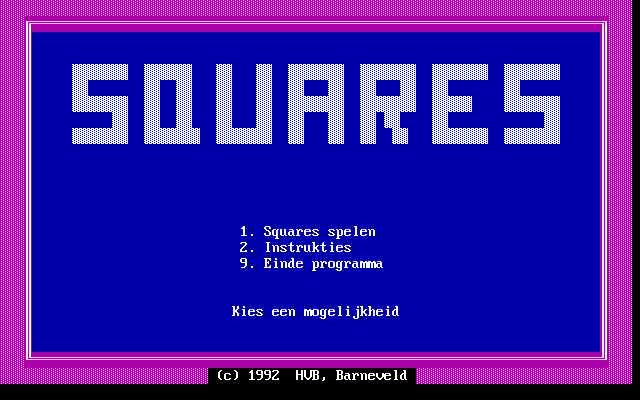 Game cover: Squares