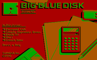 Game cover: Big Blue Disk #43