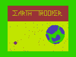 Game cover: Earth Trooper