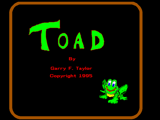 Game cover: Toad