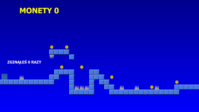 Game cover: Geometry Dash na nudna lekcje informatyki.