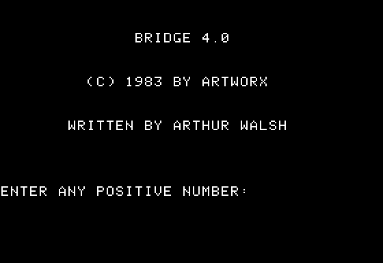 Game cover: Bridge 4.0