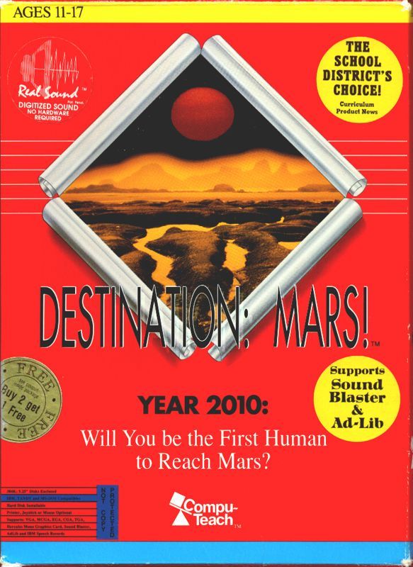 Game cover: Destination: Mars!