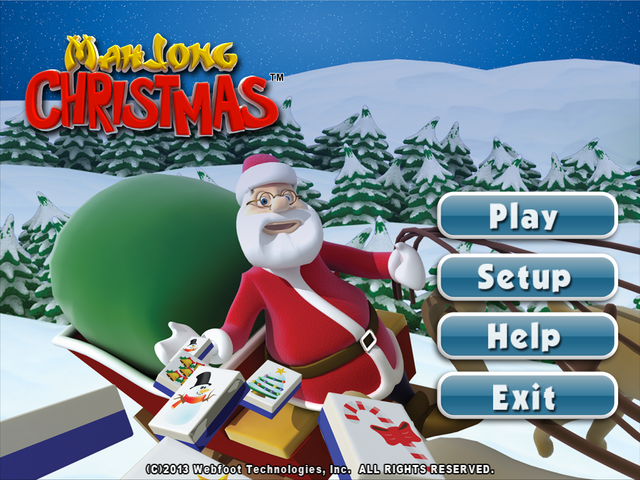 Game cover: Mahjong Christmas