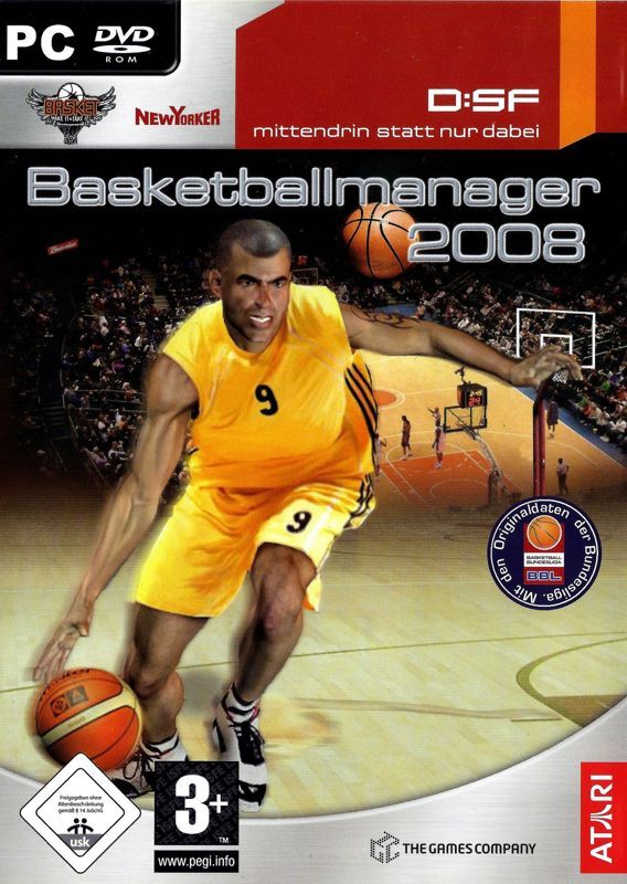 Game cover: DSF Basketballmanager 2008