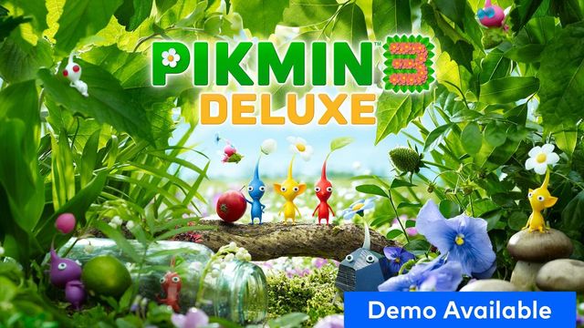 Game cover: Pikmin 3 Deluxe
