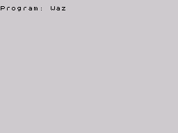 Game cover: Waz