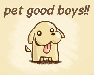 Game cover: pet good boys!!