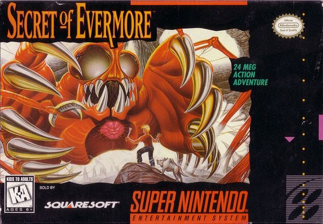Game cover: Secret of Evermore