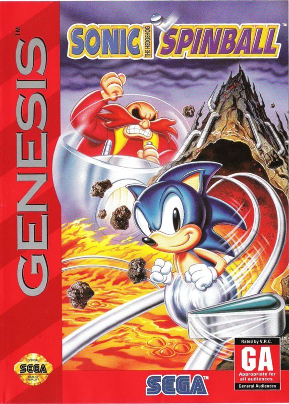Game cover: Sonic the Hedgehog: Spinball