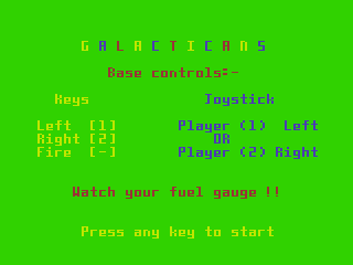 Game cover: Galacticans