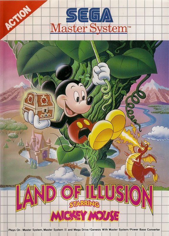 Game cover: Land of Illusion starring Mickey Mouse