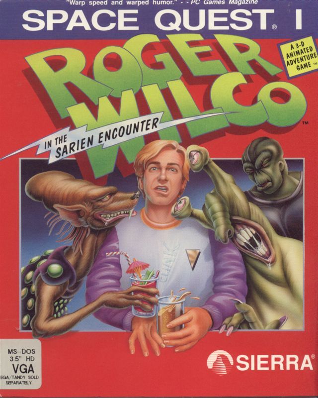 Game cover: Space Quest I: Roger Wilco in the Sarien Encounter