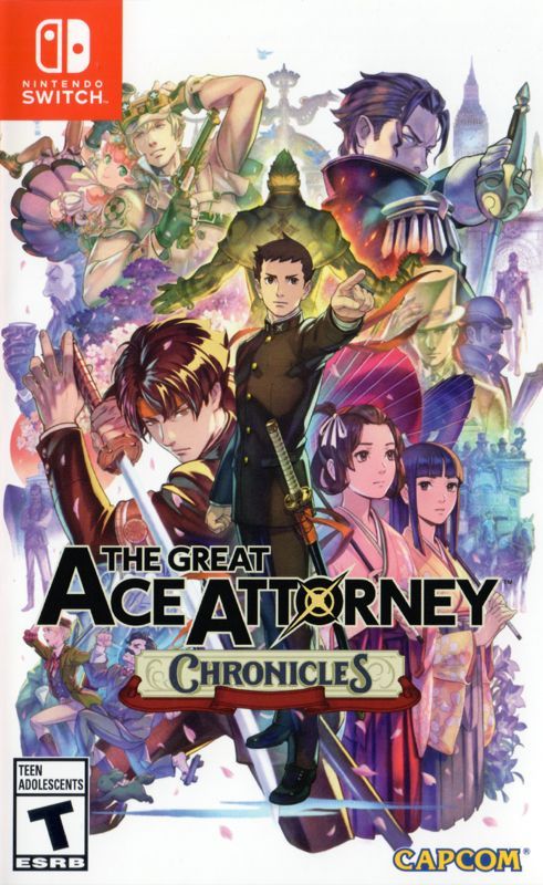 Game cover: The Great Ace Attorney Chronicles