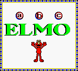 Game cover: Sesame Street: Elmo's ABCs