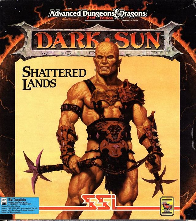 Game cover: Dark Sun: Shattered Lands