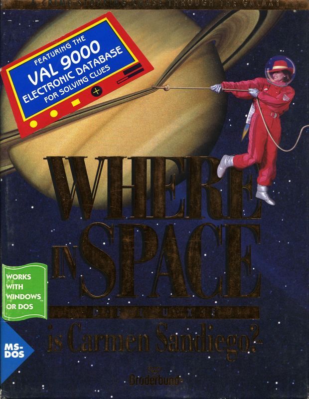 Game cover: Where in Space Is Carmen Sandiego?: Deluxe