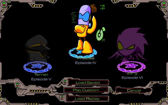 Game cover: StarCraft: Cartooned