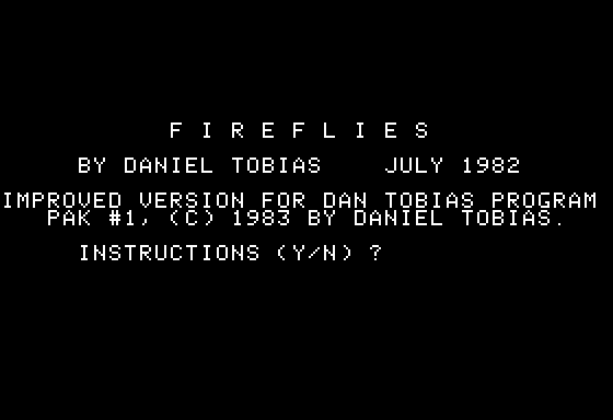 Game cover: Fireflies