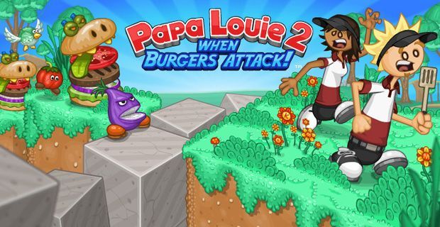 Game cover: Papa Louie 2: When Burgers Attack!