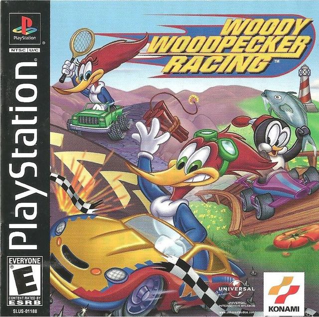 Game cover: Woody Woodpecker Racing