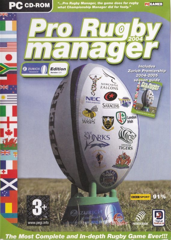 Game cover: Pro Rugby Manager