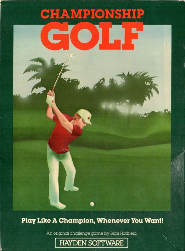 Game cover: Championship Golf