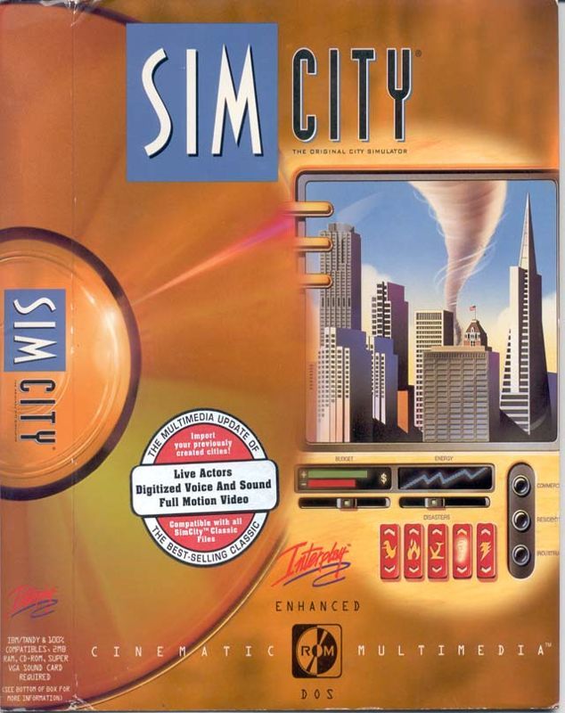 Game cover: SimCity: Enhanced CD-ROM