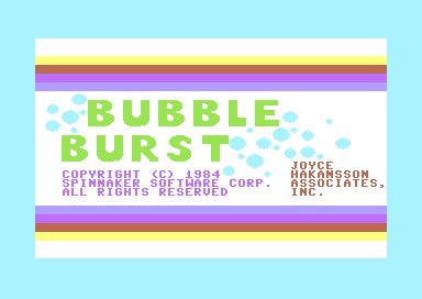 Game cover: Bubble Burst