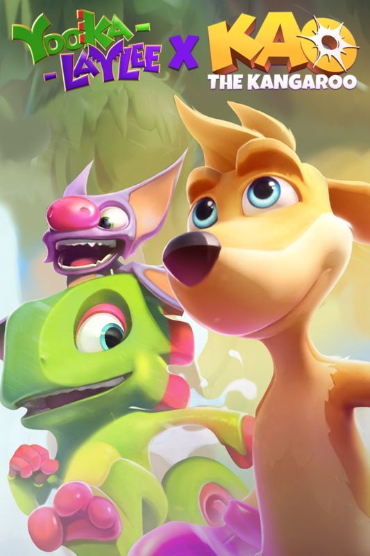 Game cover: Kao the Kangaroo: Yooka Laylee X Kao the Kangaroo