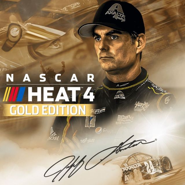 Game cover: NASCAR Heat 4: Gold Edition