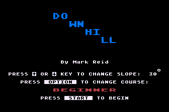 Game cover: Downhill