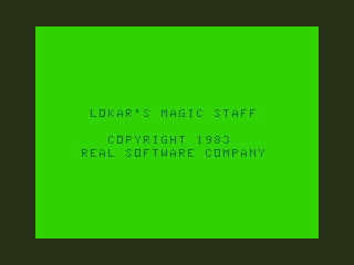 Game cover: Lokar's Magic Staff
