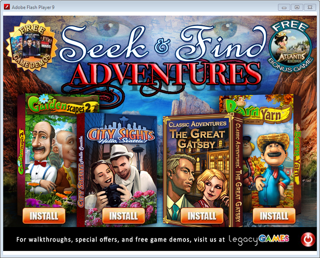 Game cover: Seek & Find Adventures