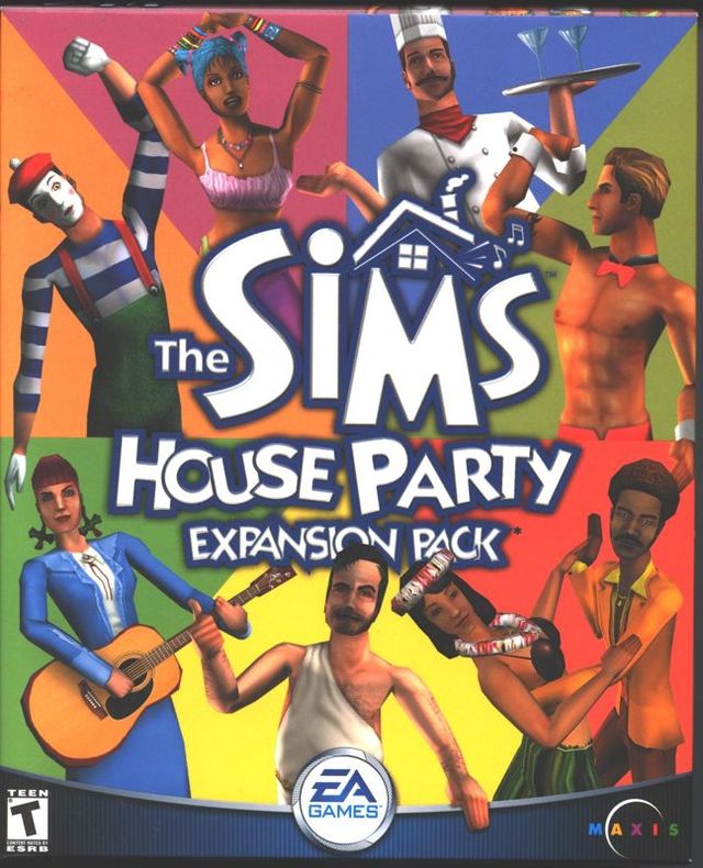 Game cover: The Sims: House Party