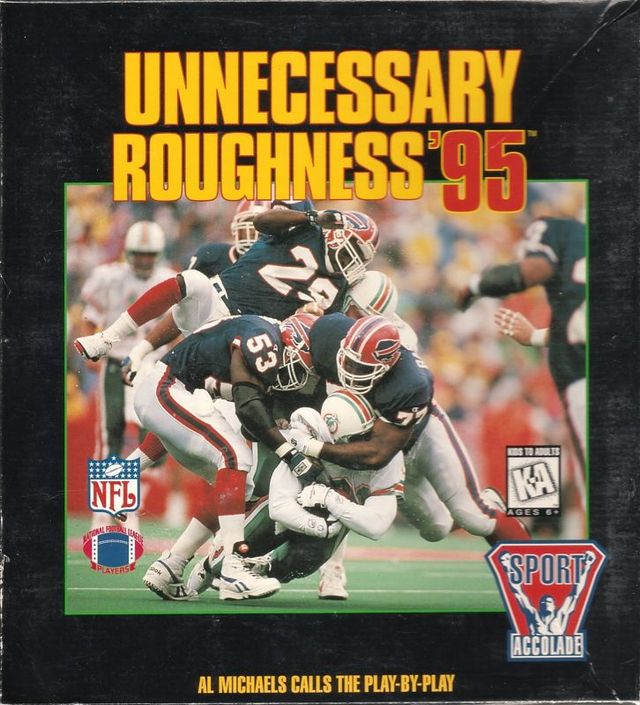 Game cover: Unnecessary Roughness '95