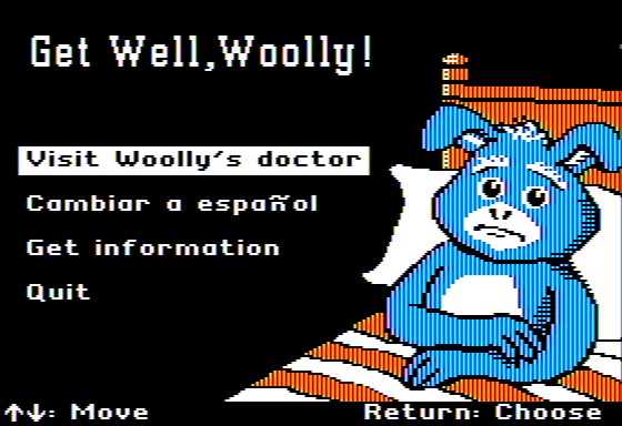 Game cover: Get Well, Woolly!