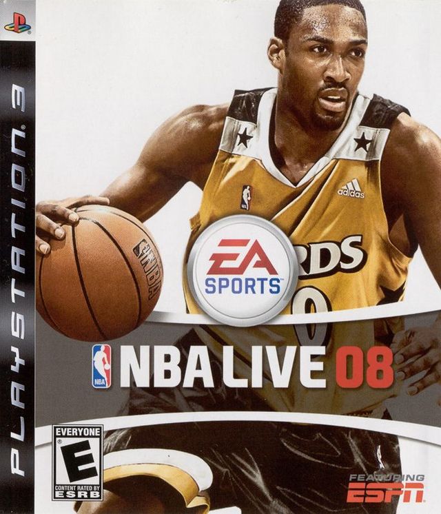 Game cover: NBA Live 08