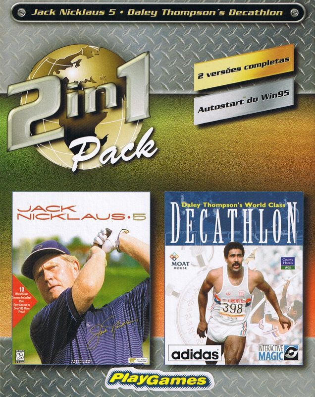 Game cover: 2 in 1 Pack: Jack Nicklaus 5 / Daley Thompson's Decathlon