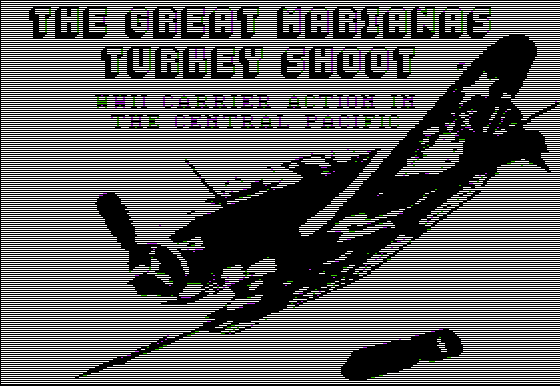 Game cover: The Great Marianas Turkey Shoot