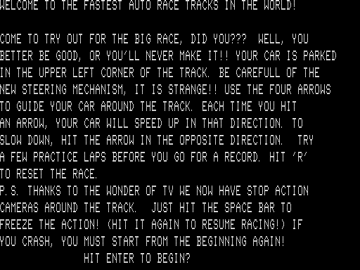 Game cover: Racer