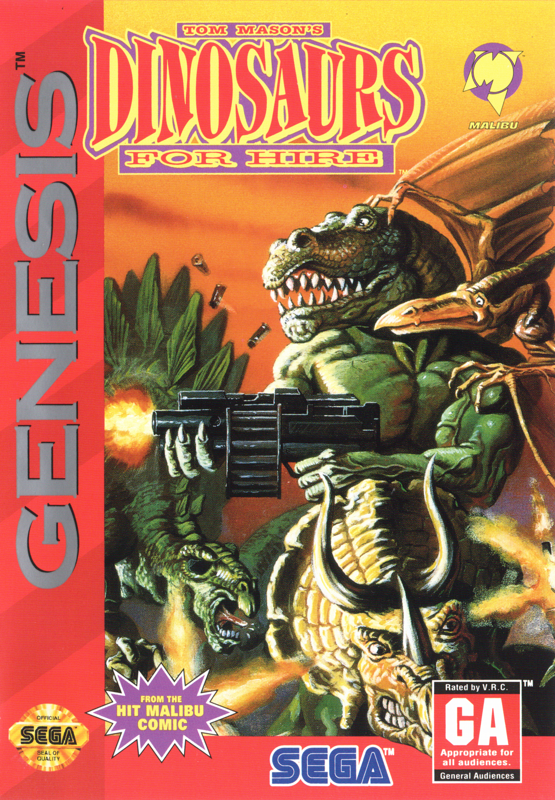 Game cover: Tom Mason's Dinosaurs for Hire