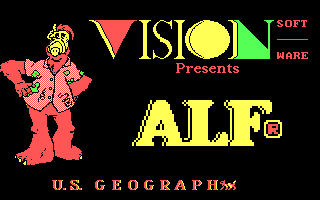 Game cover: ALF's U.S. Geography