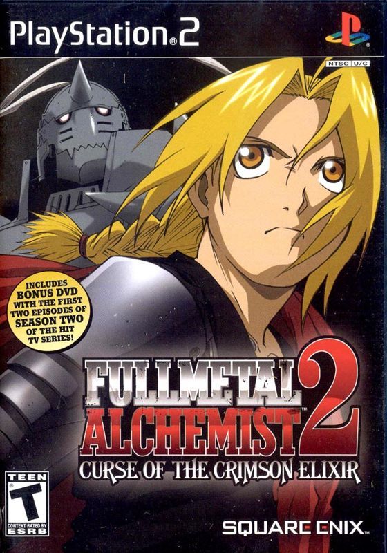 Game cover: Fullmetal Alchemist 2: Curse of the Crimson Elixir
