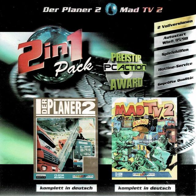 Game cover: 2 in 1 Pack: Der Planer 2 / Mad TV 2