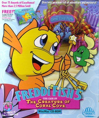 Game cover: Freddi Fish 5: The Case of the Creature of Coral Cove