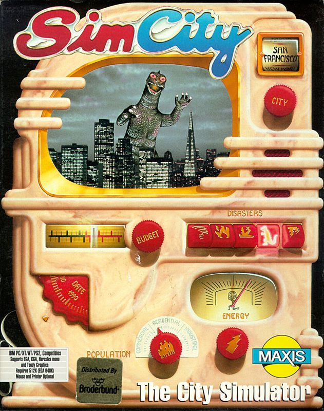 Game cover: SimCity
