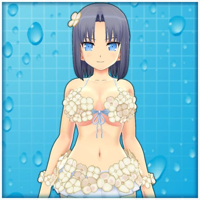 Game cover: Senran Kagura: Peach Beach Splash - Flower Swimsuit