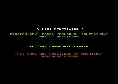 Game cover: Mini-Penetrator